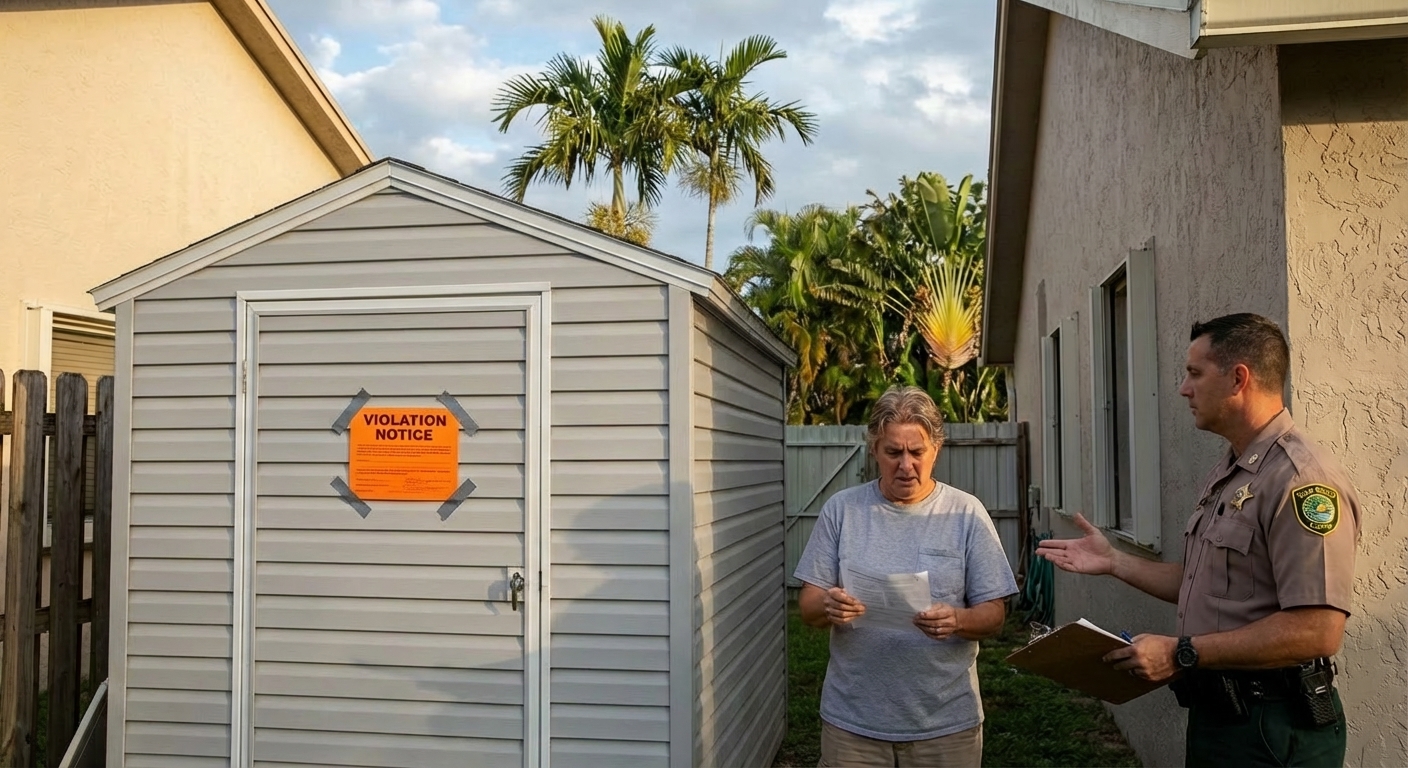 Do You Need a Shed Permit in Palm Beach County After Getting a Violation Notice?