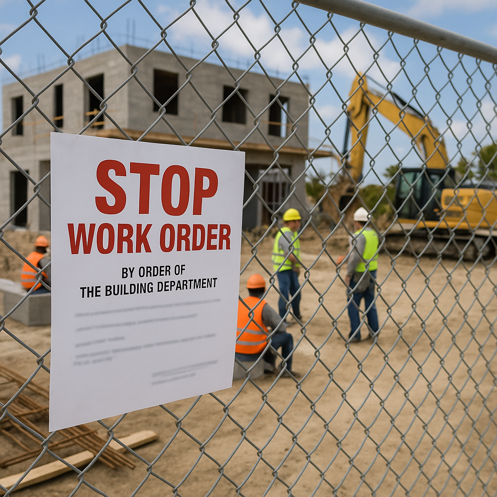 Best Way to Handle Stop Work Orders in Palm Beach