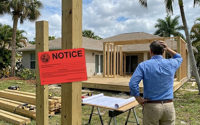 Built Without a Permit in Palm Beach County? What to Do After a Notice of Violation