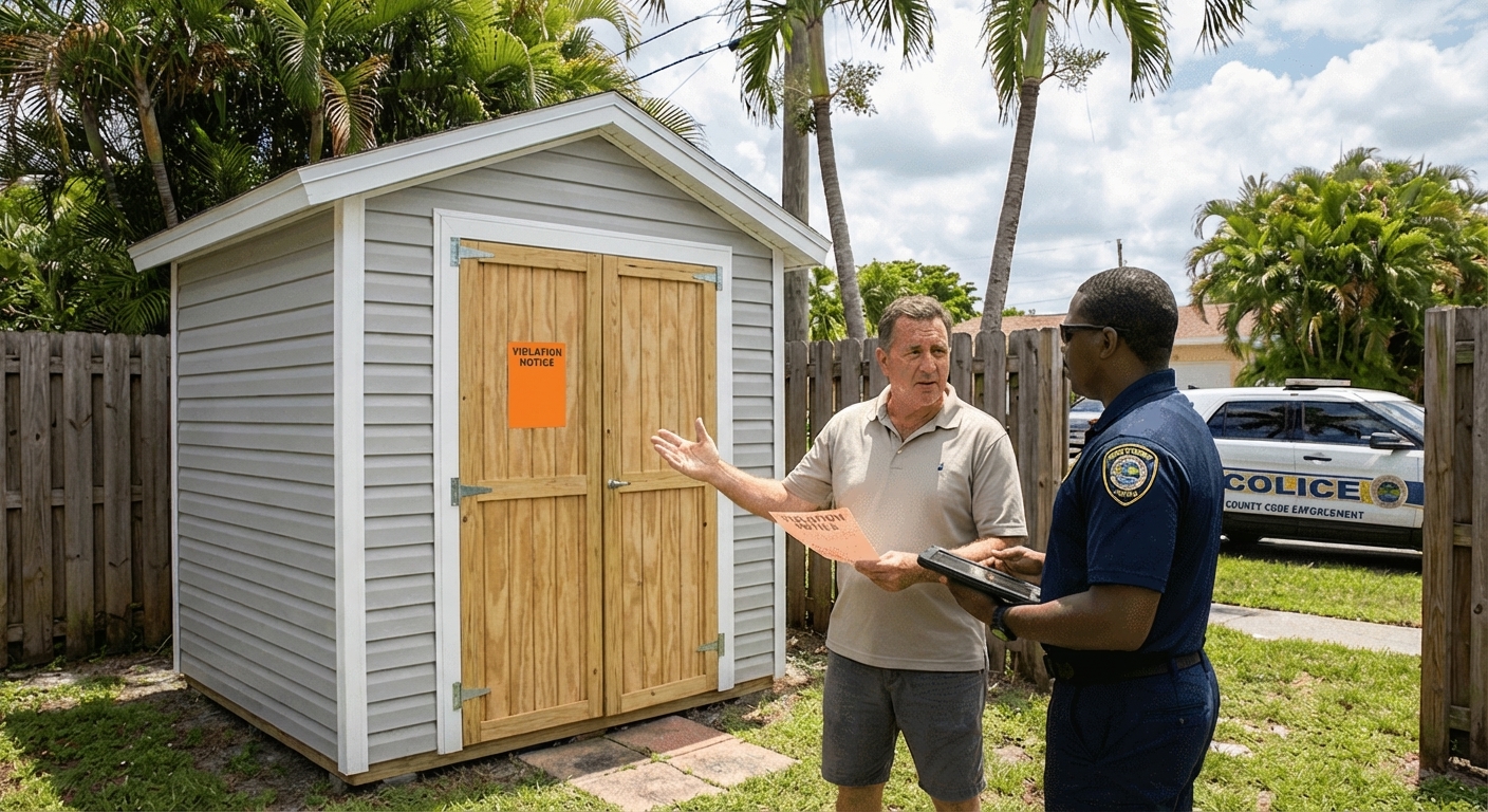 Do You Need a Shed Permit in Palm Beach County After Getting a Violation Notice?