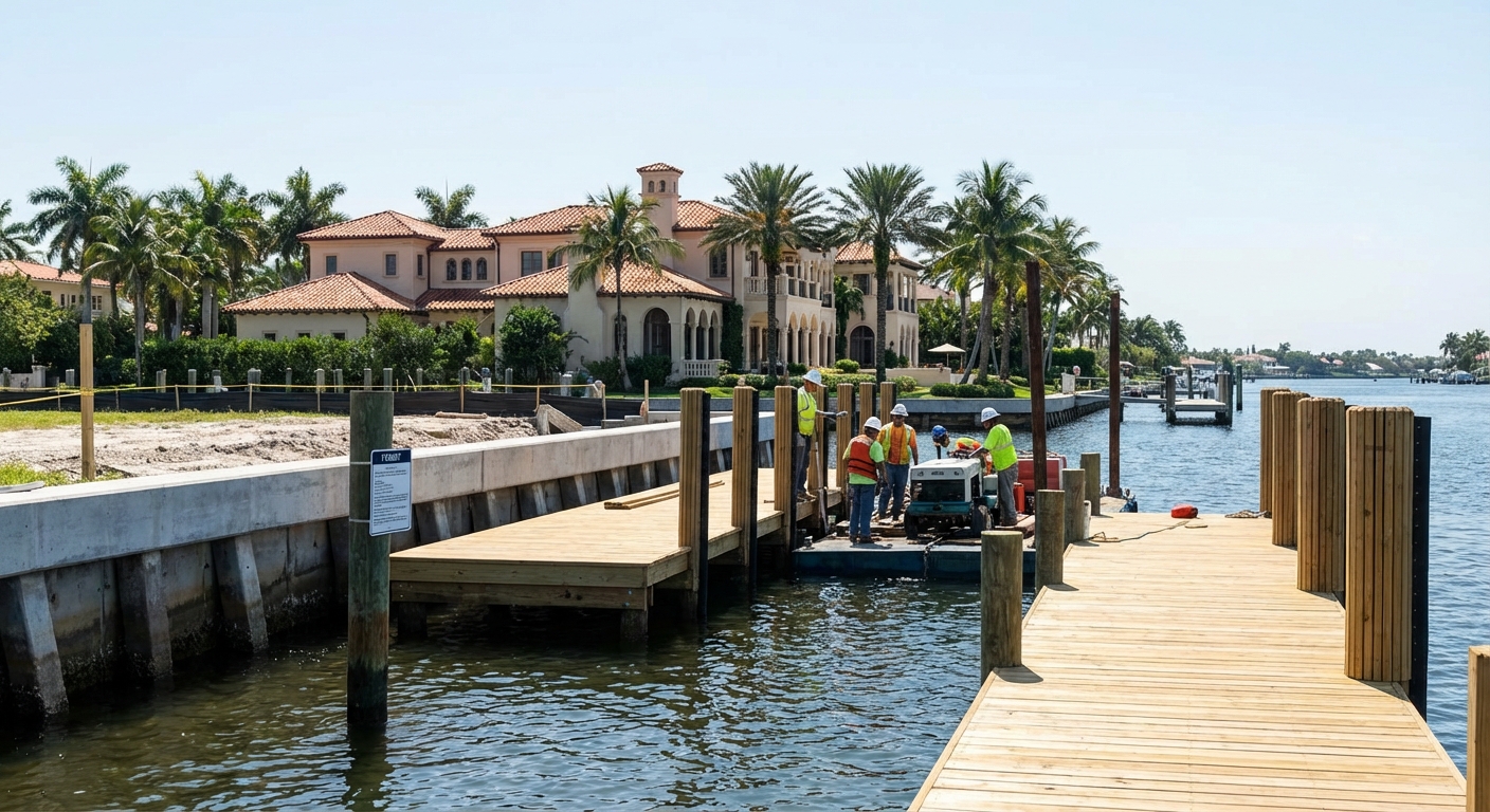 Dock & Seawall Permit Services for Waterfront Properties in Palm Beach