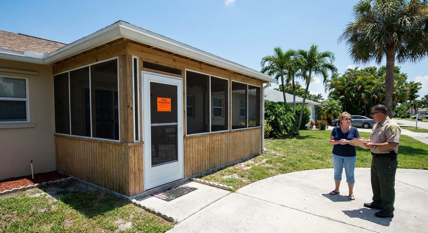 Dealing With Unpermitted Home Additions and Active Code Citations in Palm Beach County