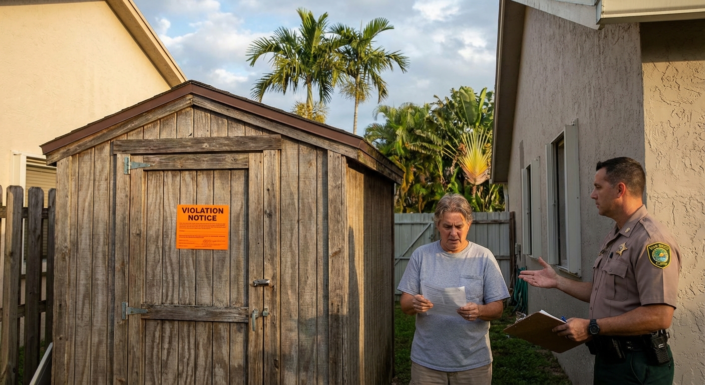 Do You Need a Shed Permit in Palm Beach County After Getting a Violation Notice?