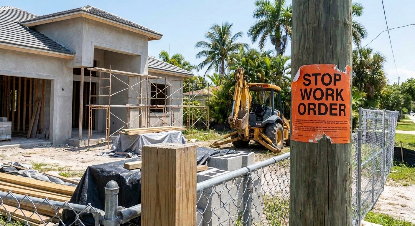 What Should You Do About a Stop Work Order in Palm Beach?
