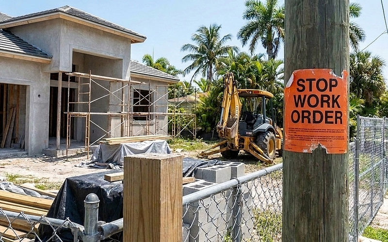 What Should You Do About a Stop Work Order in Palm Beach?